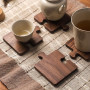 6 Sous tasse en bois