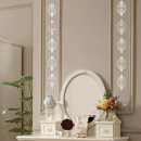 10Pcs 3D bricolage motif argenté