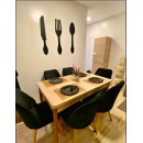 Vintage Kitchen Wall Art Decor Wooden Fork Spoon Sign Tableware Cutout Kitchenware Wall Decorations