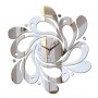 ساعة الزخرفة الفضية - ديكور خاص