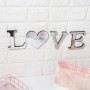 Miroir en lettres 3D family-home-love