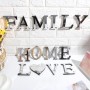 Miroir en lettres 3D family-home-love