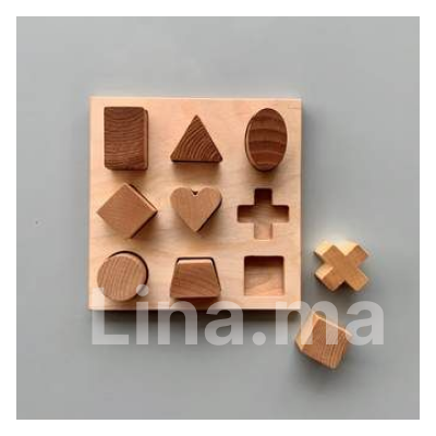 Planche en puzzle des différents forme